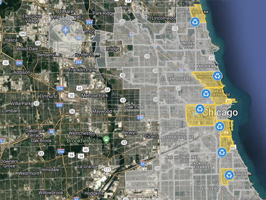 recycling map