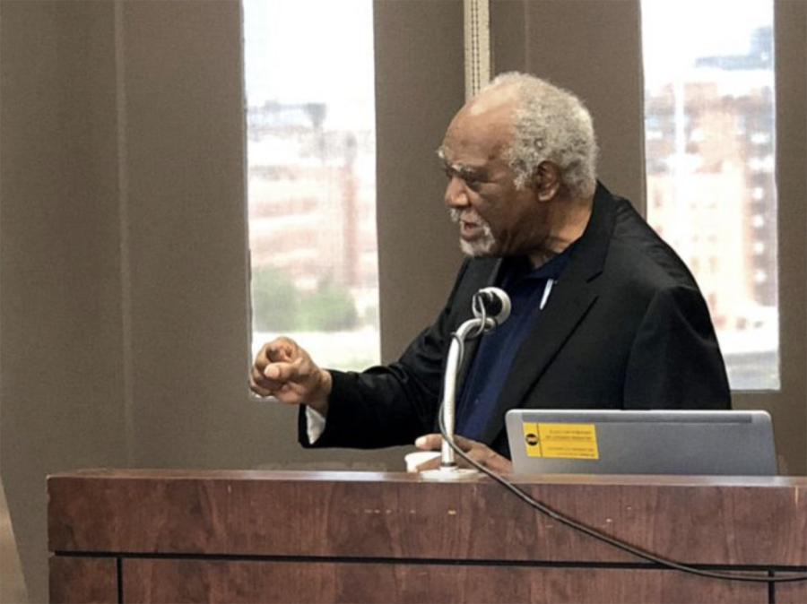 Danny Davis image UIC stock photo
