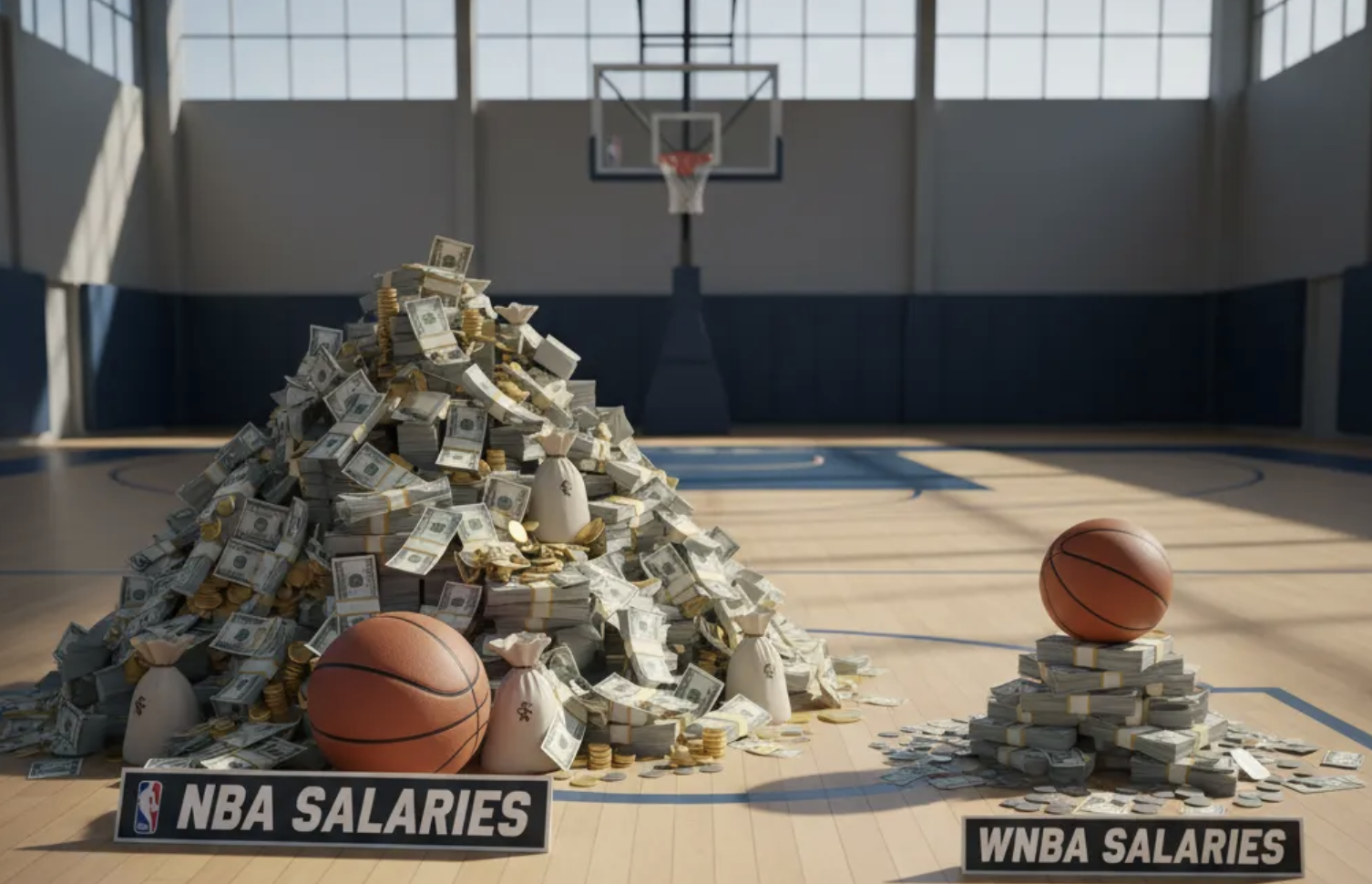 WNBA salary icon. Click to read the story