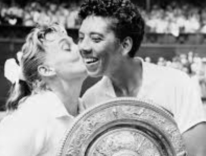 Althea Gibson image. click for article on women in male-dominated sports