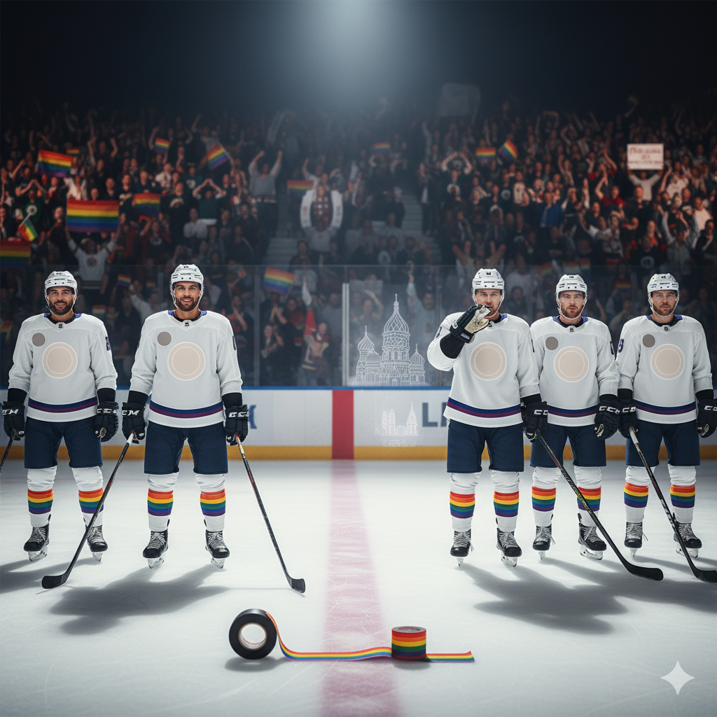 NHL pride night icon. Click for story