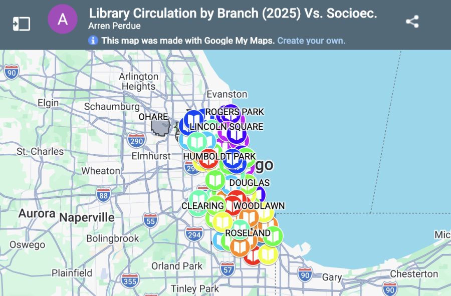 Libraries map icon